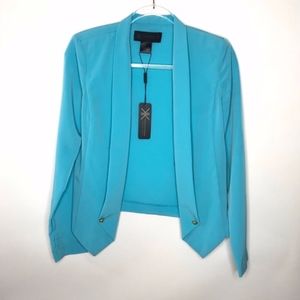 NEW • KARDASHIAN KOLLECTION • Turquoise Blazer • S